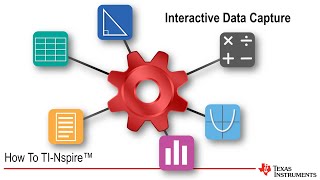 How to create an interactive document and automatically capture data using TINspire [upl. by Cassandre]