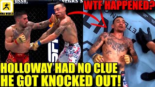 MMA Community React to Max Holloway getting KNOCKED OUT by Ilia TopuriaKhamzat Chimaev vs Wittaker [upl. by Clayborne]