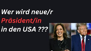 Wer wird neuer Präsidentin in den USA [upl. by Sams136]