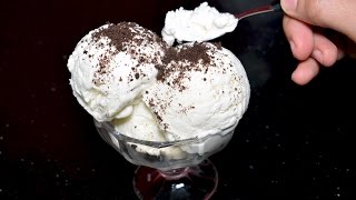 Vanilla Ice Cream  Homemade Eggless Vanilla Ice Cream  Ice Cream Recipe [upl. by Inasah]