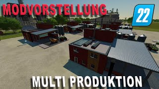 LS22 Modvorstellung  Multi Produktionsfabrik für Kalk  Saatgut  Dünger  Mineralfutter [upl. by Follansbee]