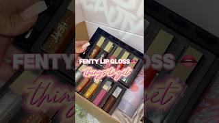 Fenty lip gloss for ten fenty fentybeauty fentylipgloss lipgloss favlipcombo lipglossbusiness [upl. by Nylarahs]