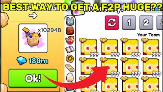 BEST WAY TO GET A HUGE F2P IN PS99 [upl. by Elman]