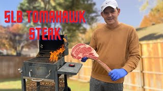 Cooking a 5lb Tomahawk Steak  Let’s Go [upl. by Clive469]