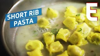 Handmade Short Rib Agnolotti From NYC’s Scarpetta — Snack Break [upl. by Vacla]