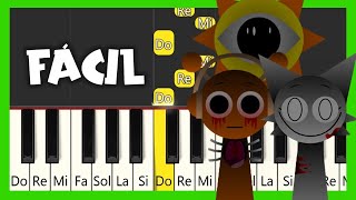 Incredibox Sprunki Phase 3 Sounds 👉 Piano Tutorial [upl. by Etnovahs]