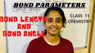 Bond ParametersBond Angle And Bond Length class 11 Chemistry In MalayalamChemical bonding [upl. by Ahsinev]