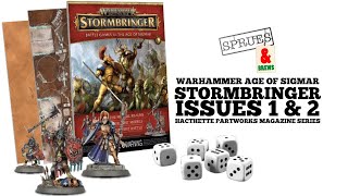 Stormbringer Magazine Issues 1 and 2 Unboxing and Review  Warhammer Age of Sigmar [upl. by Aisinut334]