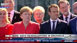 WATCH Trump Blasts Nato Leaders Tells Them They Need to Pay Their Share FULL SPEECH  FNN [upl. by Nwadal]