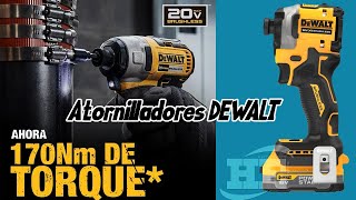 Atornilladores impacto 14 DEWALT [upl. by Nievelt]