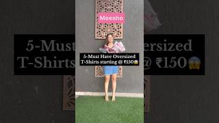 Oversized TShirts starting  ₹150’Link’ Under Community Postshortsviral youtubeshorts [upl. by Annadal692]