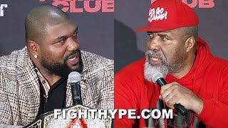 SHANNON BRIGGS amp RAMPAGE JACKSON TRADE quotCRYBABYquot WORDS DISAGREE ON quotRESPECTquot AFTER TEAM BOXING LOSS [upl. by Aliuqa]