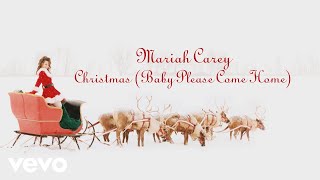 Mariah Carey  Christmas Baby Please Come Home Official Lyric Video [upl. by Nilrem514]