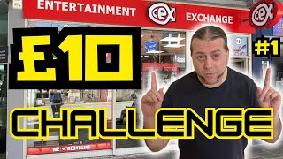 Our first ever CEX £10 Challenge Come watch me blow a tenner on some awesome gaming goodness [upl. by Adelaida]