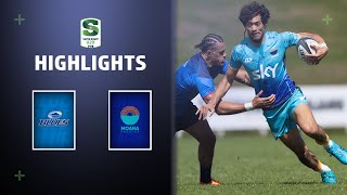 HIGHLIGHTS  Blues v Moana Pasifika Super Rugby Under 20s 2024 [upl. by Lehacim]