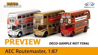 Brekina Preview 187 AEC Routemaster [upl. by Ricker]