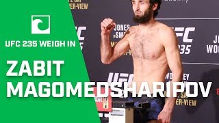 Zabit Magomedsharipov Full UFC 235 Early Weigh In Video [upl. by Ive]