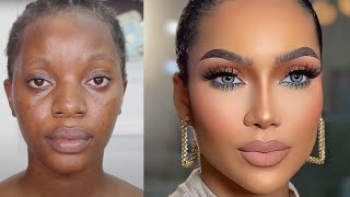 UNBELIEVABLE🔥 100M VIEWS⬆️ BRIDE👆VIRAL video 💣BOMB🔥😱MUST WATCH 😳 MAKEUP AND HAIR TRANSFORMATION ❤️ [upl. by Ennovart]