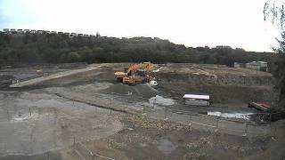 Kirklees College New Engineering Centre  Timelapse Progress December 2011 [upl. by Aileon]