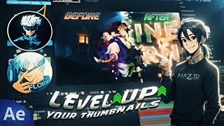 Make AMAZING Thumbnails like Floby amp Xenoz  AMV Tutorial After Effects  Free Project File [upl. by Azal]