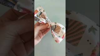 Transformei tecido em fita aramada handmade tutorial fitaaramada laconatalino lacolacinholacao [upl. by Esertap727]