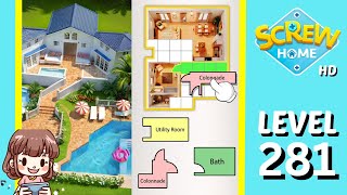 Screw Home Level 281 Solution Walkthrough [upl. by Bentlee]