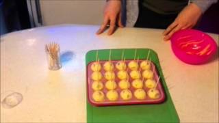 Recette des pop cake chocolatcoco [upl. by Lekcim215]