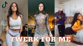 Twerk For Me Tiktok Dance Challenge Compilation tiktok [upl. by Capon]