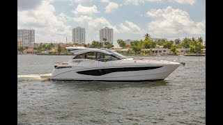 2018 Galeon 485 HTS PreOwned for sale at MarineMax Pompano Beach Florida [upl. by Ydaj383]