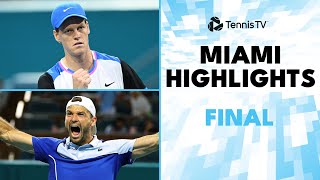 Jannik Sinner vs Grigor Dimitrov For The Title  Miami 2024 Final Highlights [upl. by Irehc]