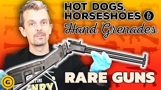 Firearms Expert Reacts To RARE Hot Dogs Horseshoes and Hand Grenades Guns PART 2 [upl. by Annailuj]