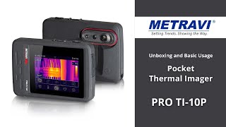 Metravi TI10P Pocket Thermal Imager Unboxing and Basic Usage Video [upl. by Samira]