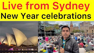 Live from Sydney New year celebrations Sydney Australia New year 2024 fireworks Live Sydney [upl. by Adnalohs]