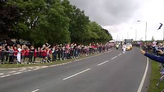 olympic torch passes furze platt senior school in maidenhead [upl. by Koffler925]