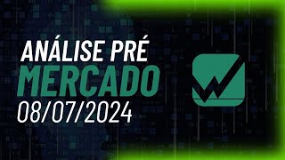 ANÁLISE PRÉ MERCADO COM VINI COSTA  SUPPLY amp DEMAND  08072024 [upl. by Russom]