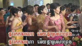 Khmer wedding day  khmer cultured dancing  Song  Yi Thor Flowers [upl. by Kimberlee]