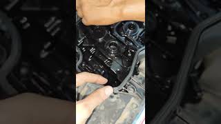 valve cover gaskat replacement hawto Mechanic usa car [upl. by Etnovert]