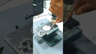 iphone 12 pro max back glass replacementhow to replace iphone 12 promax back glass in laser machine [upl. by Landers351]