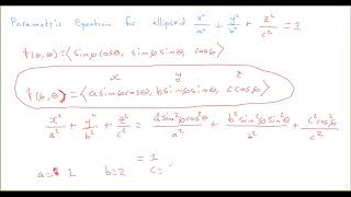 Parameterize an Ellipsoid [upl. by Macey]