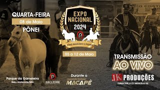 AO VIVO EXPO NACIONAL 2024  PÔNEI BRASILEIRO  QUARTAFEIRA [upl. by Barbour]