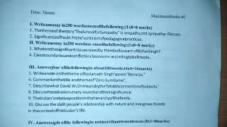 KANNUR UNIVERSITY FOURTH SEMESTER ENGLISH READINGS ON PHILOSOPHY OF KNOWLEDGE QUESTION PAPER [upl. by Eldredge]