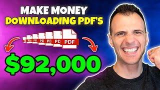 How I Made 92000 Using FREE PDFs As a Total Beginner  Make Money Online [upl. by Ahtnahc]