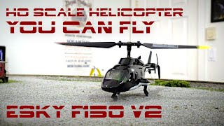 Micro RC Airwolf Helicopter Esky F150 V2 [upl. by Orpheus494]