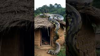 Imagine ça devant chez toi😥😱serpent animaux nature giant [upl. by Roberto]