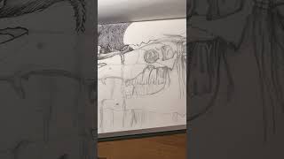 Drawing progress Kelpie art horse mythology [upl. by Akinahs]