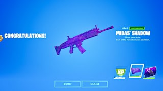 How to Unlock Midas Shadow Wrap  Fortnitemares Challenges [upl. by Alikam]