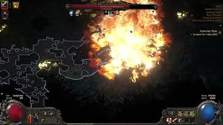 Path of Exile 2  Mercenary Witch hunter Explosive Grenade  Bossing showcase [upl. by Sukhum]