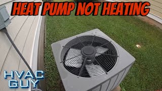 Heat Pump Works Fine in Cooling But Not in Heat hvacguy hvaclife [upl. by Uwkuhceki70]