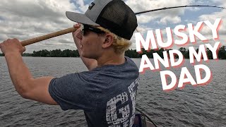 FATHERS DAY MUSKY FISHING [upl. by Steve]