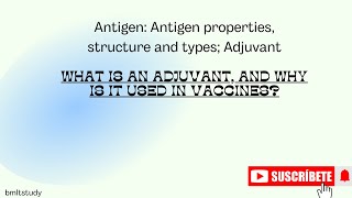 what is Antigen Properties Structure and Types also we study Adjuvant [upl. by Anjanette224]